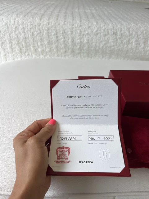 Bracelet Love Cartier - Or blanc 18 carats - Taille 16 - Coffret et tournevis