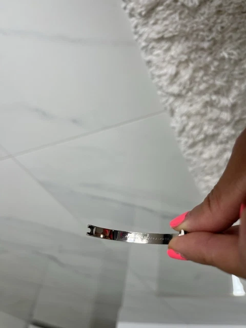 Bracelet Love Cartier - Or blanc 18 carats - Taille 16 - Coffret et tournevis