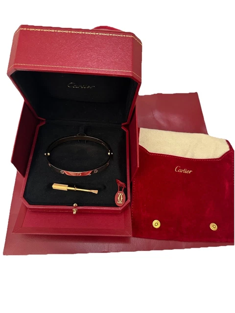 Bracelet Love Cartier - Modèle Classique - Or rose 18 carats - 21 cm - Coffret et certificat 2022