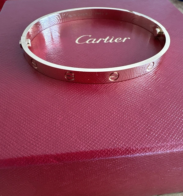 Bracelet Love Cartier - Modèle Classique - Or rose 18 carats - 21 cm - Coffret et certificat 2022