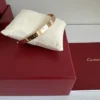 Bracelet Love Cartier - Modèle Classique - Or rose 18 carats - 21 cm - Coffret et certificat 2022