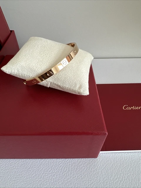 Bracelet Love Cartier - Modèle Classique - Or rose 18 carats - 21 cm - Coffret et certificat 2022