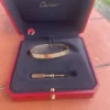 Bracelet Cartier Love Original en or rose, taille 17, boîte et papiers, 2025