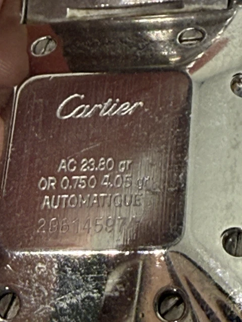 Montres Cartier Santos Date Réf. 81036288 Cadran Blanc Automatique 29 mm 2961