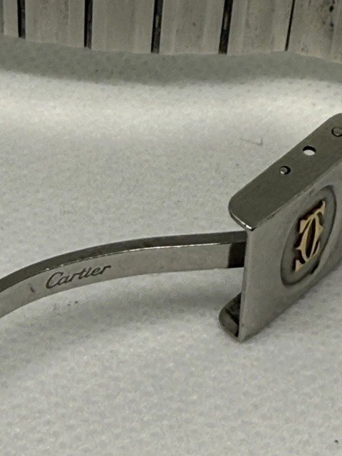 Montres Cartier Santos Date Réf. 81036288 Cadran Blanc Automatique 29 mm 2961