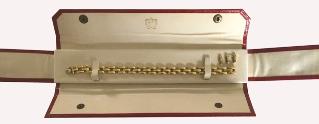 Bracelet Cartier Panthère à 3 rangs en or jaune 18 carats, très bon état