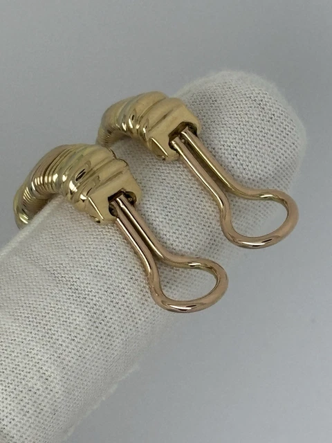 Boucles d'oreilles Trinity Cartier Panthère Cougar en or jaune, blanc et rose 18 carats, service 2025