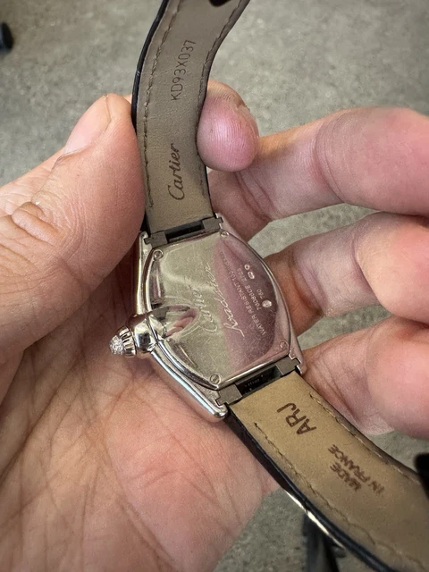 Cartier Roadster 2723 WE5002X2 18K WG Diamond Quartz 30mm Box Papers