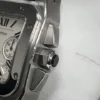 Montre Cartier Santos 100 XL Chronographe Acier Inoxydable pour Homme, avec boîte et papiers W20090X8