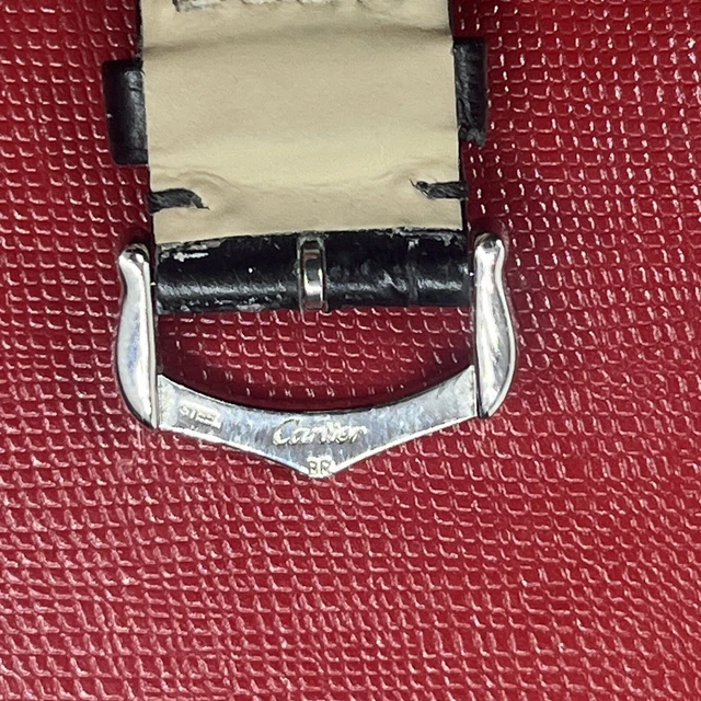 Montre homme Cartier Santos Dumont W2SA0011, cadran argenté, boîte et papiers