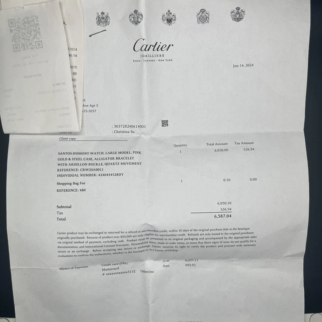 Montre homme Cartier Santos Dumont W2SA0011, cadran argenté, boîte et papiers