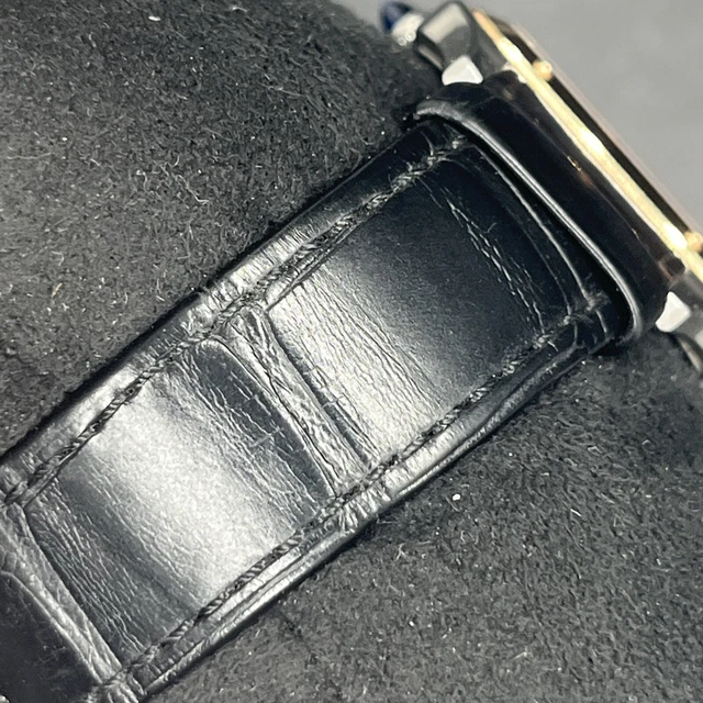 Montre homme Cartier Santos Dumont W2SA0011, cadran argenté, boîte et papiers