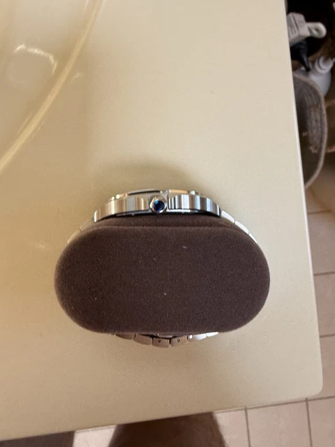 Montre Cartier Santos à cadran vert, grande taille, WSSA0062