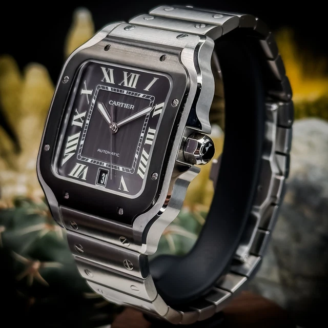 Bracelet Cartier Santos WSSA0037, excellent modèle complet, modèle X-tra Factory, 2022, 39,8 mm, grand modèle