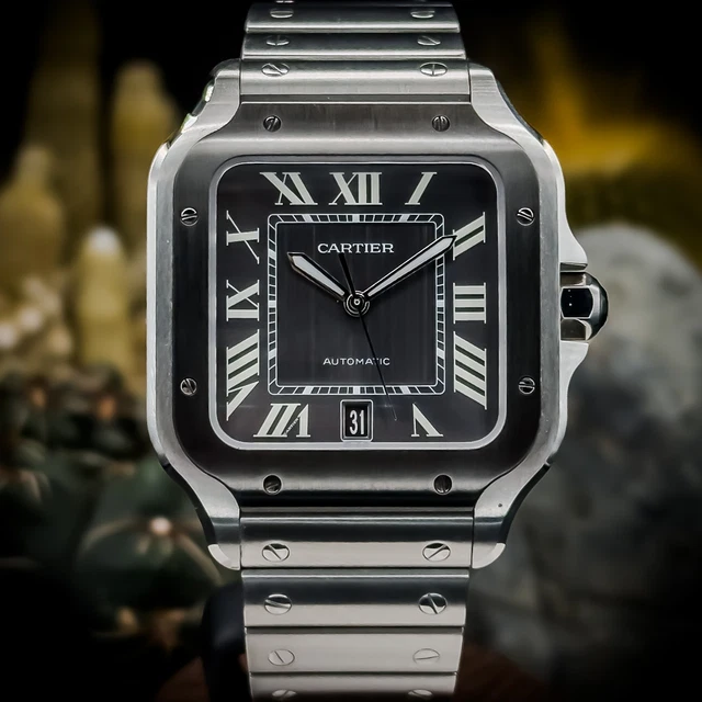 Bracelet Cartier Santos WSSA0037, excellent modèle complet, modèle X-tra Factory, 2022, 39,8 mm, grand modèle