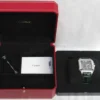 Montre Cartier Santos Wssa0062 Grand Modèle Cadran Vert SS Coffret Carte de Garantie