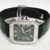 Montre Cartier Santos Wssa0062 Grand Modèle Cadran Vert SS Coffret Carte de Garantie