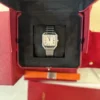 Montre Cartier Santos de Cartier Medium en acier inoxydable WSSA0029, coffret et papiers