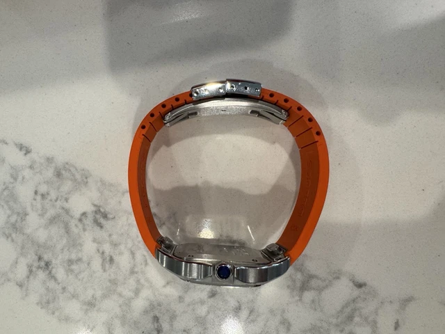 Montre Cartier Santos de Cartier Medium en acier inoxydable WSSA0029, coffret et papiers