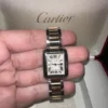 Montre Cartier Tank Anglaise Petit Acier / Or Femme W5310036
