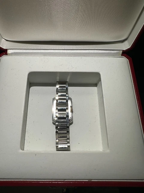 Montre Cartier Tank Anglaise Petit Acier / Or Femme W5310036