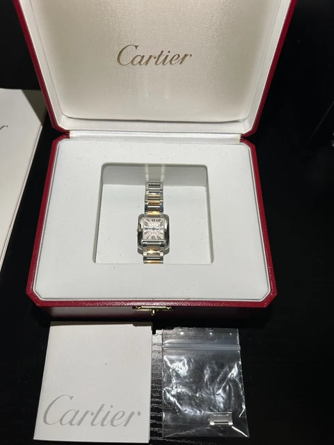 Montre Cartier Tank Anglaise Petit Acier / Or Femme W5310036