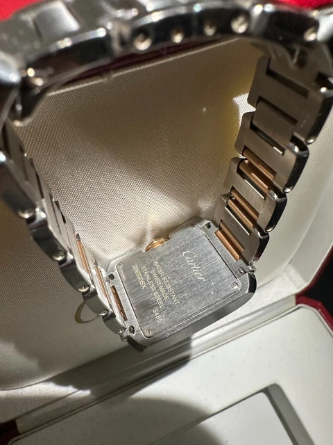 Montre Cartier Tank Anglaise Petit Acier / Or Femme W5310036