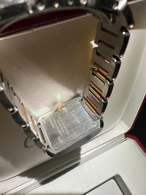 Montre Cartier Tank Anglaise Petit Acier / Or Femme W5310036