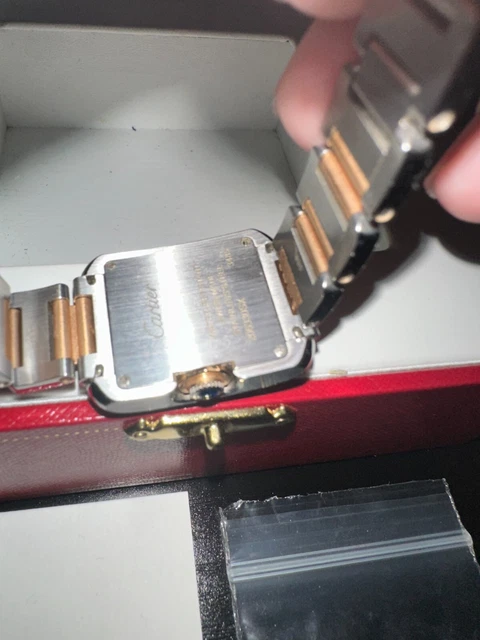 Montre Cartier Tank Anglaise Petit Acier / Or Femme W5310036