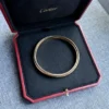 Bracelet jonc Cartier Trinity Tricolore en or 18 carats, modèle classique