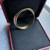 Bracelet jonc Cartier Trinity Tricolore en or 18 carats, modèle classique