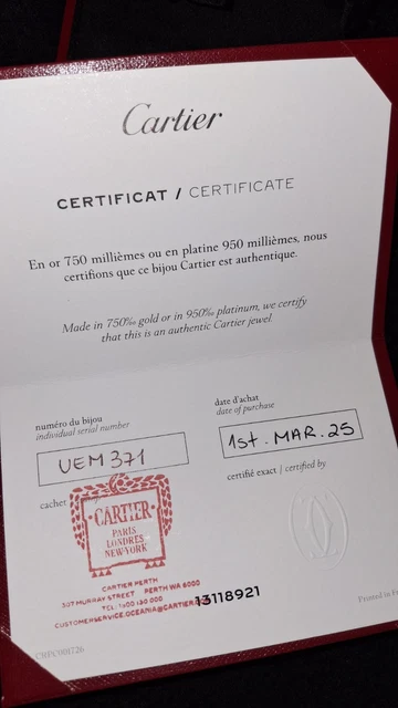 Bracelet manchette Love en or blanc Cartier 18