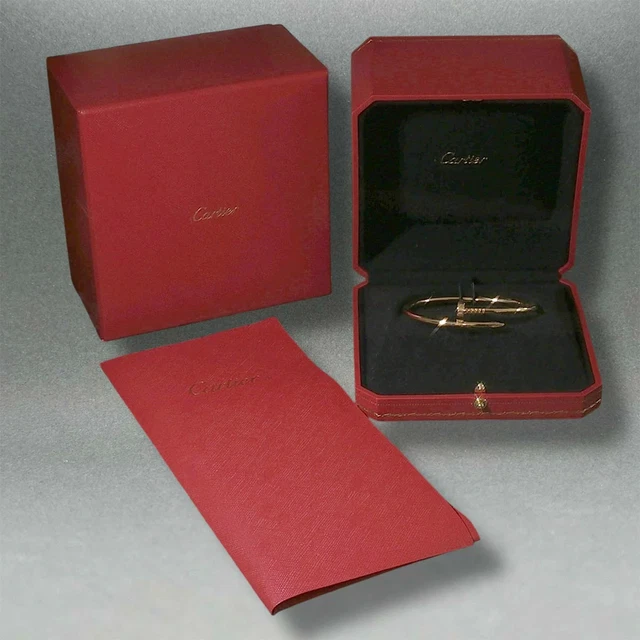 Estate Cartier 18K Rose Gold Juste En Clou Classic Bracelet