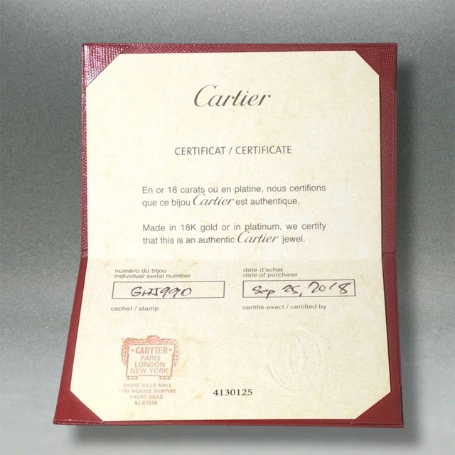 Estate Cartier 18K Rose Gold Juste En Clou Classic Bracelet