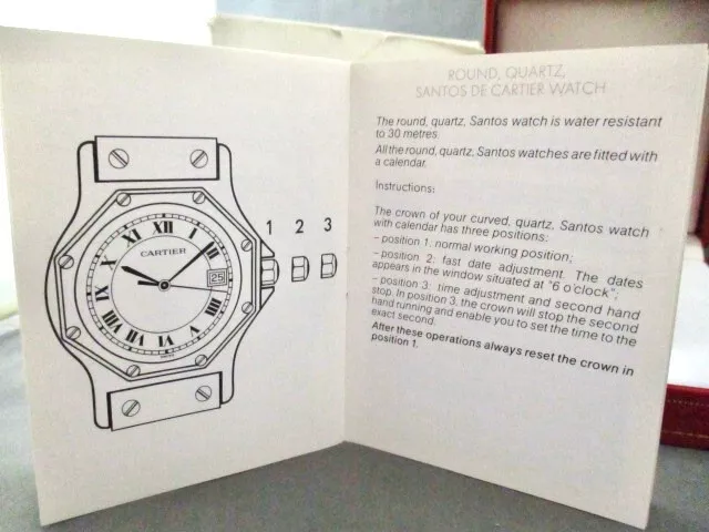 *Authentique* Rare CARTIER Santos Octagon 187902 État incroyable dans sa boîte !