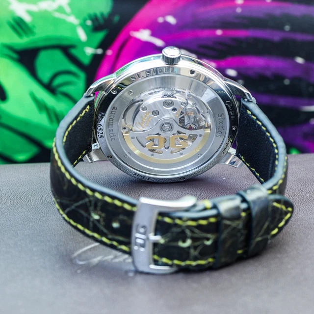 Glashütte Original Sixties Panorama Date Cadran Vert 42mm Réf. 2-39-47-04-02-04