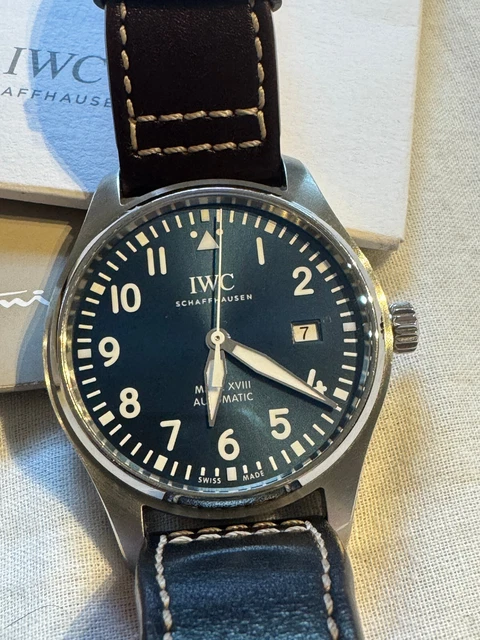 Montre d'aviateur IWC IW327010 Le Petit Prince Mark XVIII - Cadran bleu - Automatique