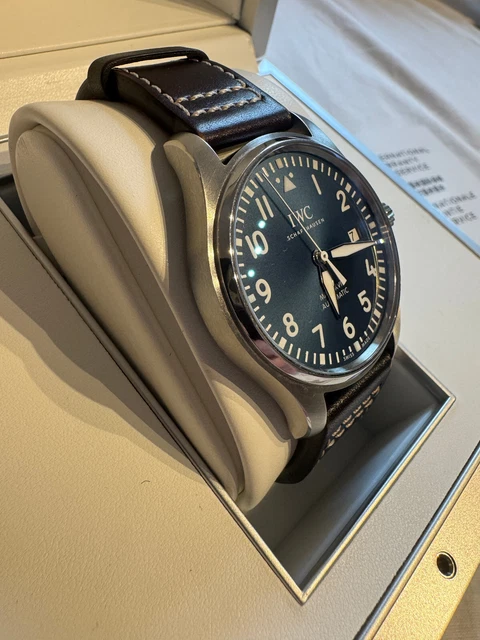 Montre d'aviateur IWC IW327010 Le Petit Prince Mark XVIII - Cadran bleu - Automatique