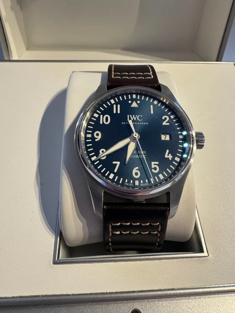 Montre d'aviateur IWC IW327010 Le Petit Prince Mark XVIII - Cadran bleu - Automatique