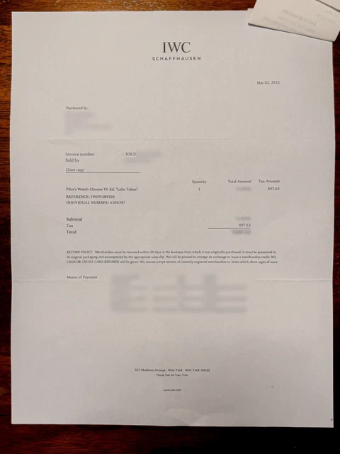 Montre IWC Lake Tahoe TOP GUN Pilot Chrono Ref. IW389105 PRE-RELEASE 03/03/2022 !