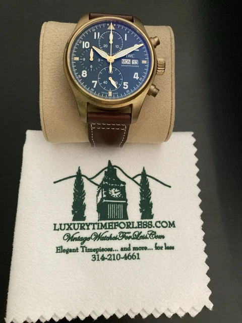 IWC Pilot's Watch Olive Green Dial Men's Watch - IW387902 - Automatic Swiss