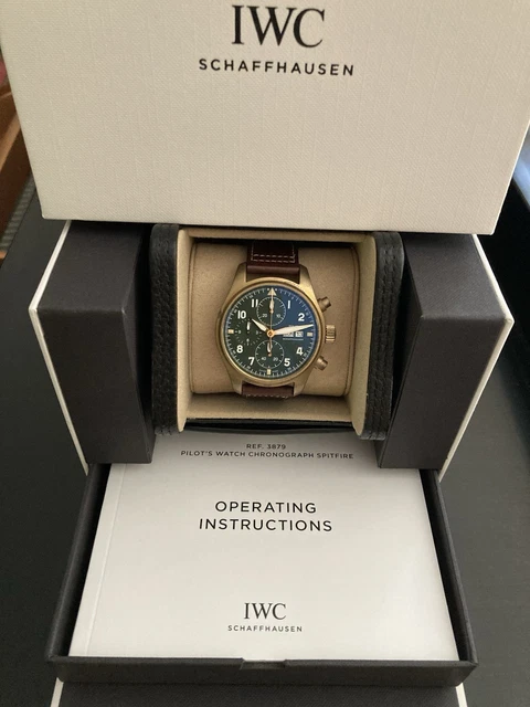 IWC Pilot's Watch Olive Green Dial Men's Watch - IW387902 - Automatic Swiss