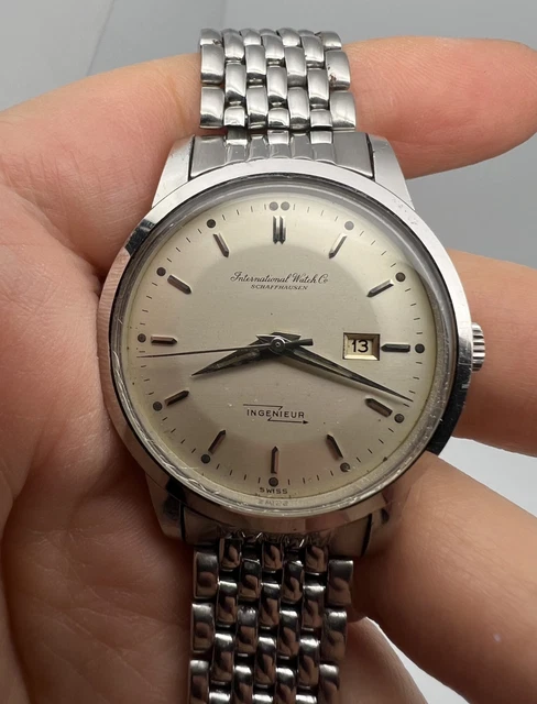 IWC SCHAFFHAUSEN Ingenieur AUTOMATIQUE REF 666 MONTRE VINTAGE HOMME CAL 8531