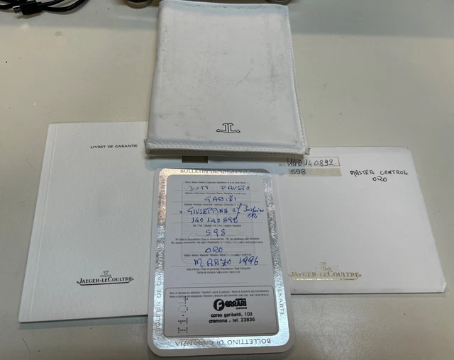 Montre Jaeger-LeCoultre Master Control 1000 heures en or jaune 18 carats, automatique, 36 mm