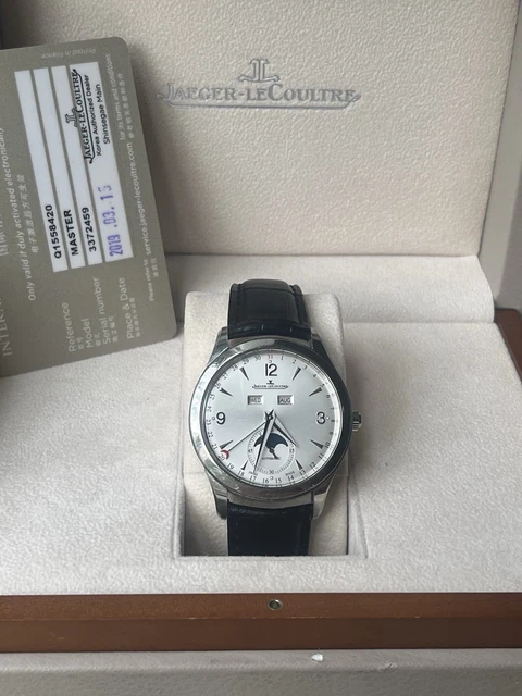 Montre Jaeger-LeCoultre Master Steel pour homme - Q1558420 Phases de lune Calendrier annuel