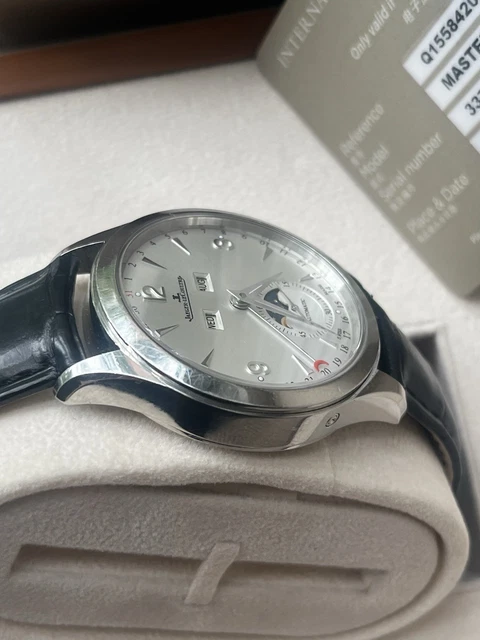 Montre Jaeger-LeCoultre Master Steel pour homme - Q1558420 Phases de lune Calendrier annuel