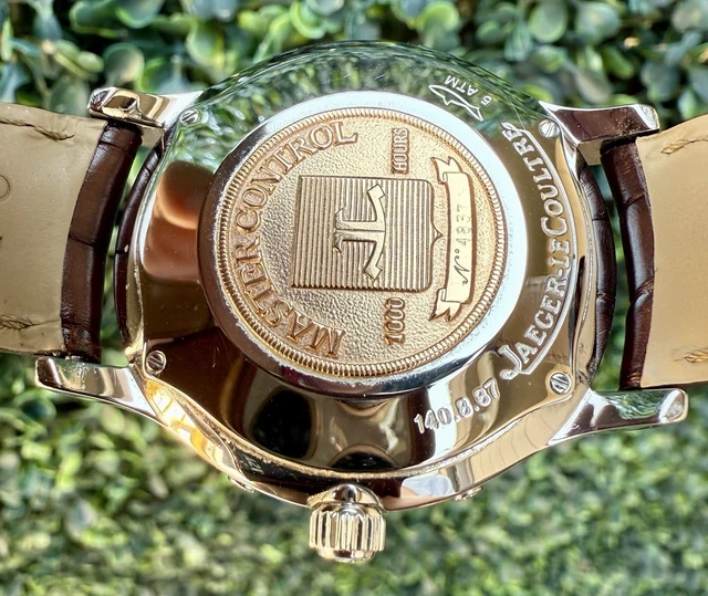 Montre Jaeger LeCoultre Master Control Calendrier Triple Date en acier inoxydable 140.8.87