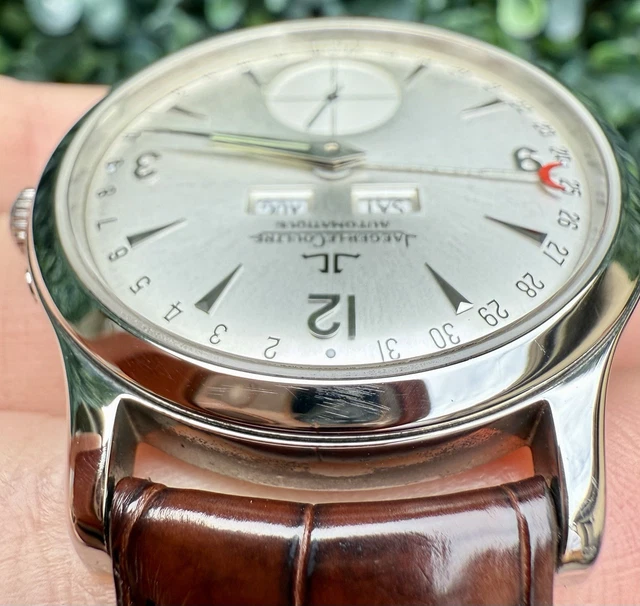 Montre Jaeger LeCoultre Master Control Calendrier Triple Date en acier inoxydable 140.8.87