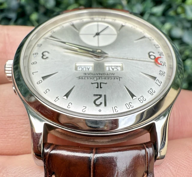 Montre Jaeger LeCoultre Master Control Calendrier Triple Date en acier inoxydable 140.8.87
