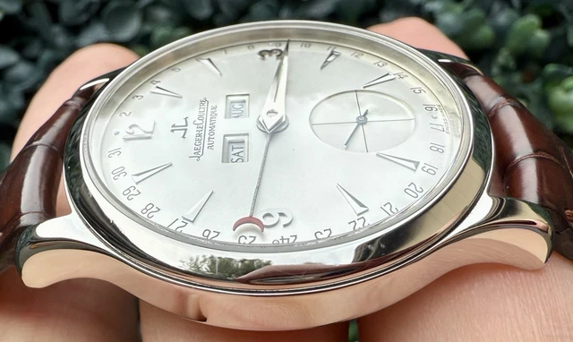 Montre Jaeger LeCoultre Master Control Calendrier Triple Date en acier inoxydable 140.8.87